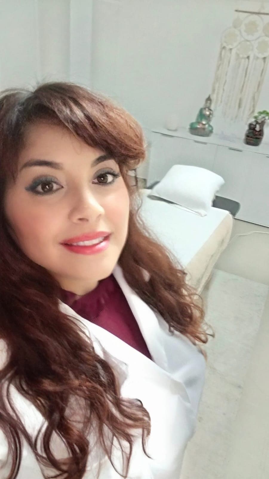 Lénia Oliveira no gabinete da Vital MTC